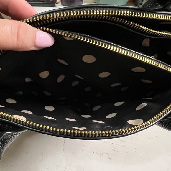 Anne Klein Black Structured Handbag - Picture 7 of 9